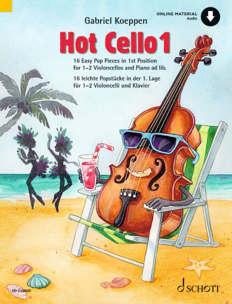 Hot Cello 1 - 16 jednoduchých popových skladeb v první poloze pro violoncello