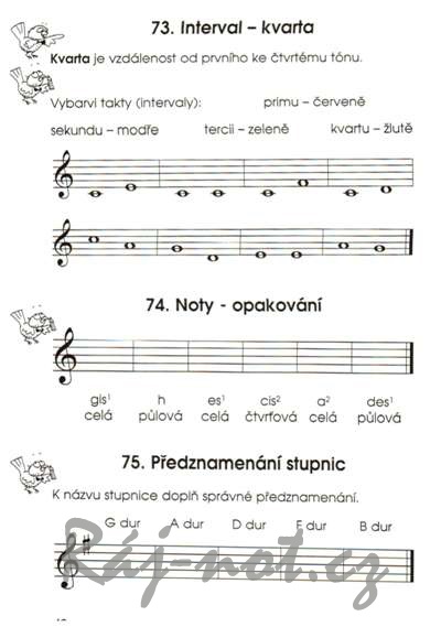 Hudební nauka pro ZUŠ 2. ročník od Martina Vozara