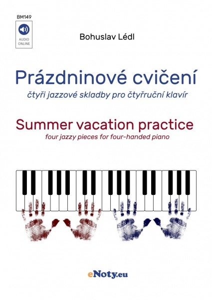 Prázdninové cvičení - jazzové skladby pro 1 klavír 4 ruce