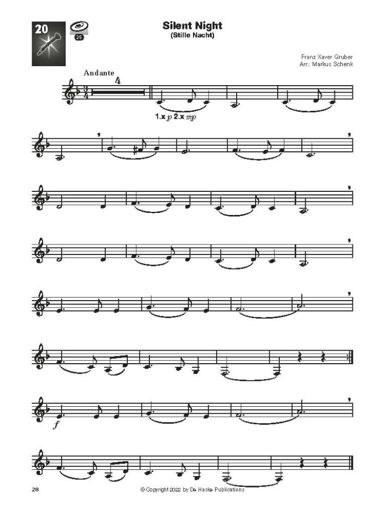Look, Listen & Learn 1 - Play Christmas Songs - noty pro klarinet
