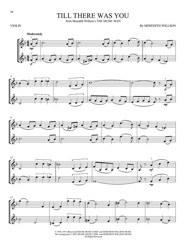 Beautiful Melodies for Violin Duet - Krásné melodie pro houslový duet