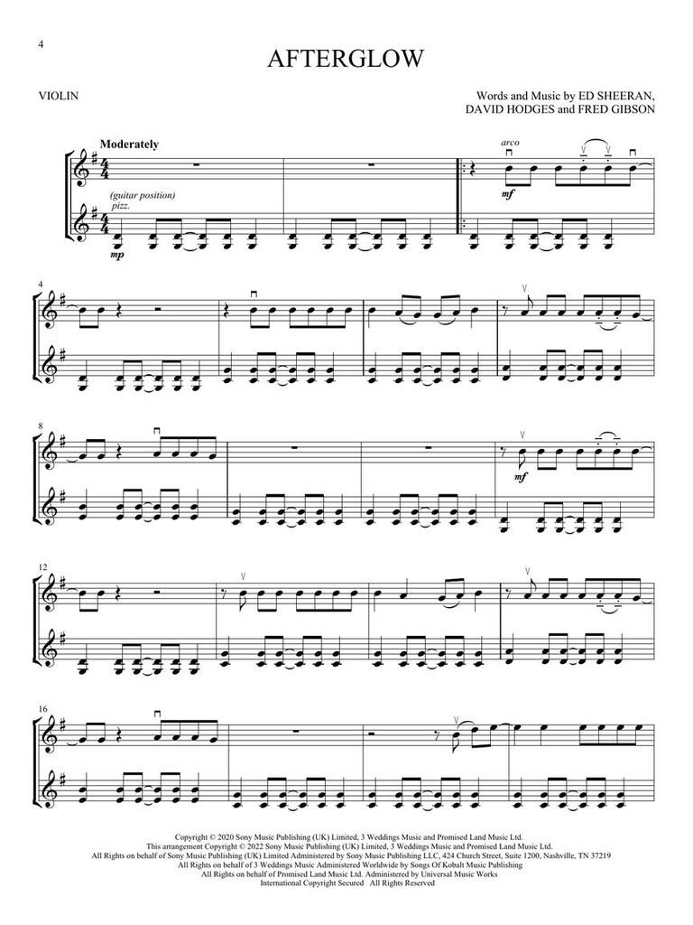 Beautiful Melodies for Violin Duet - Krásné melodie pro houslový duet