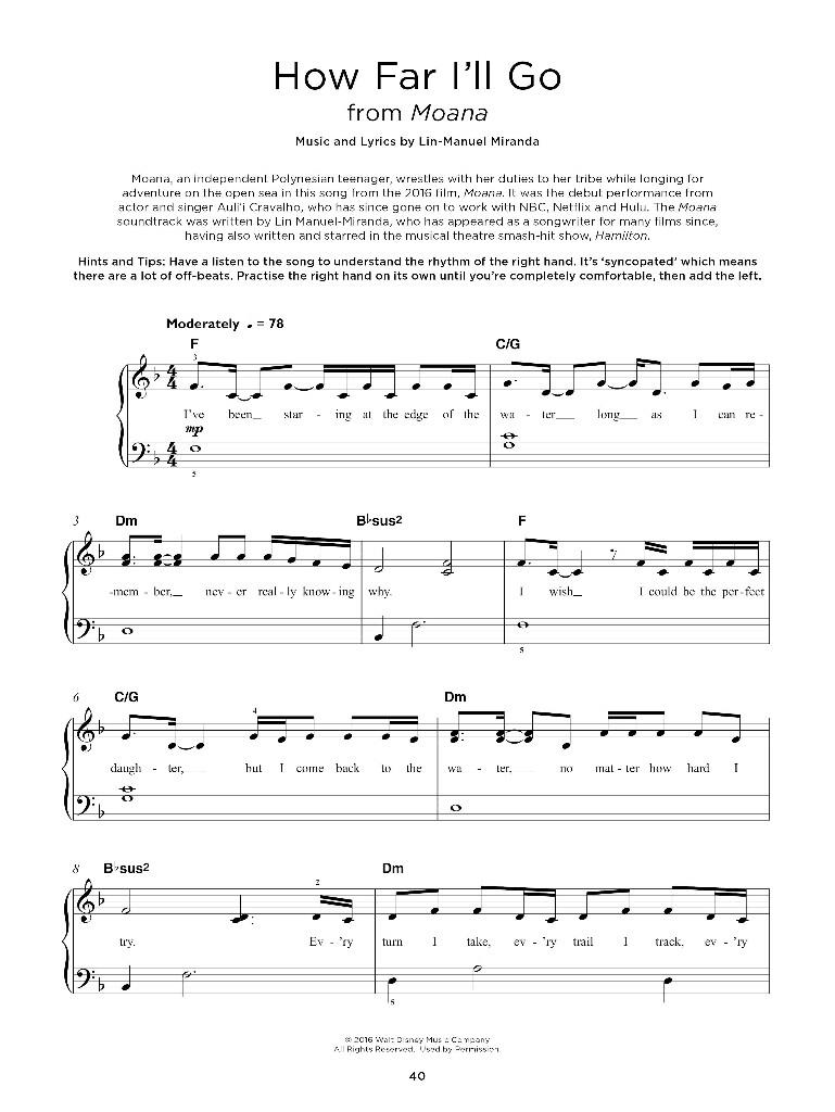 Really Easy Piano: 40 Disney melodií pro klavír
