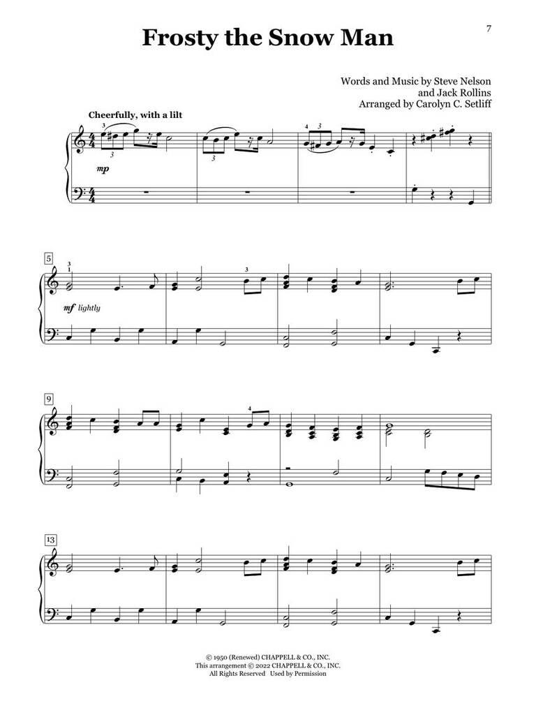 Christmas Pop Favorites for Piano Solo - Intermediate to Advanced Level