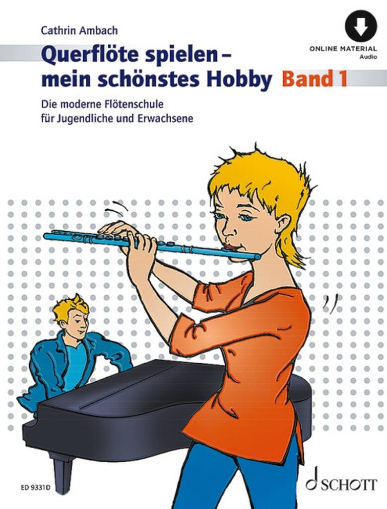 Querflöte spielen - mein schönstes Hobby 1 + CD - Cathrin Ambach - Moderní škola hry na příčnou flétnu pro mládež a dospělé