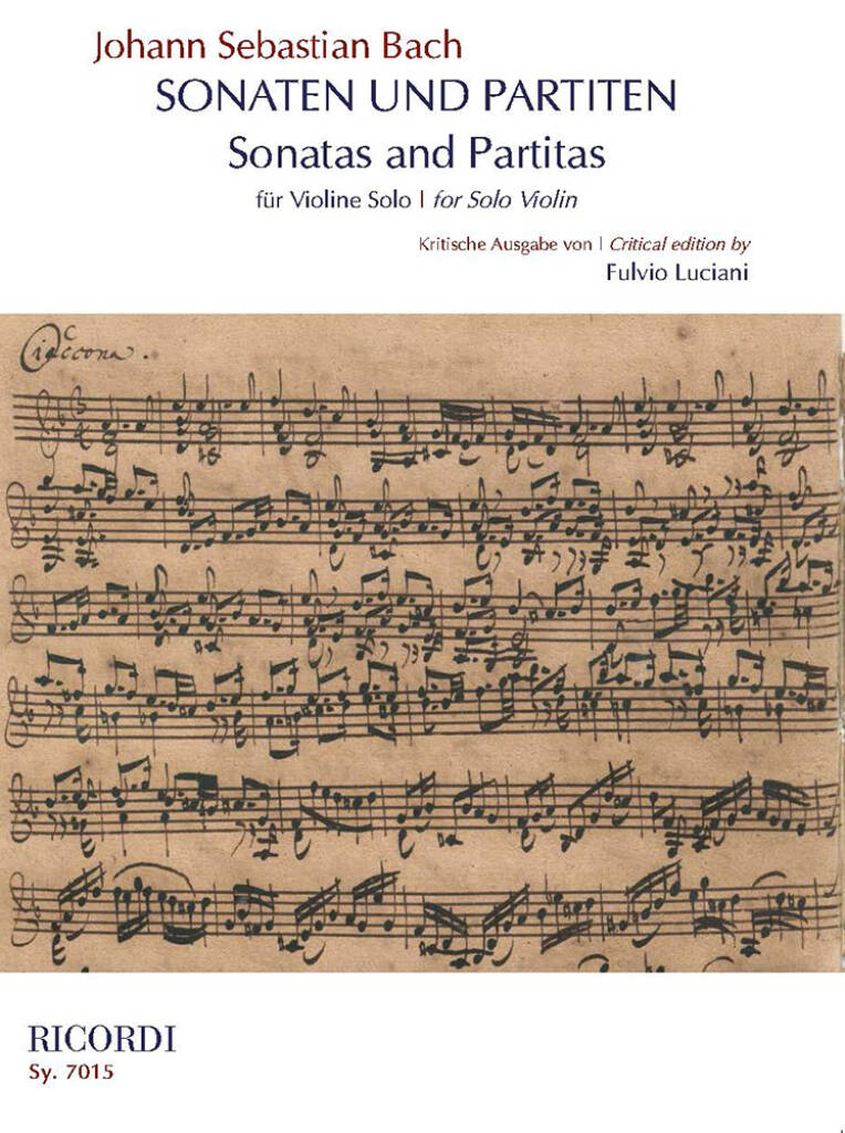 Sonaten und Partiten fur Violine solo - Sonáty a partity pro sólové housle