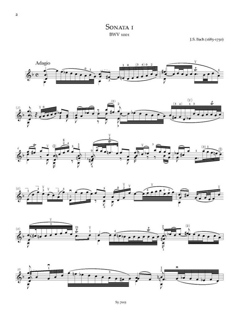 Sonaten und Partiten fur Violine solo - Sonáty a partity pro sólové housle