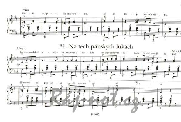 50 lidových písní 2 pro akordeon - Josef Kotík