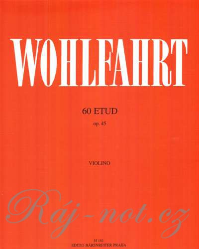 60 etud pro housle op. 45 - Franz Wohlfahrt