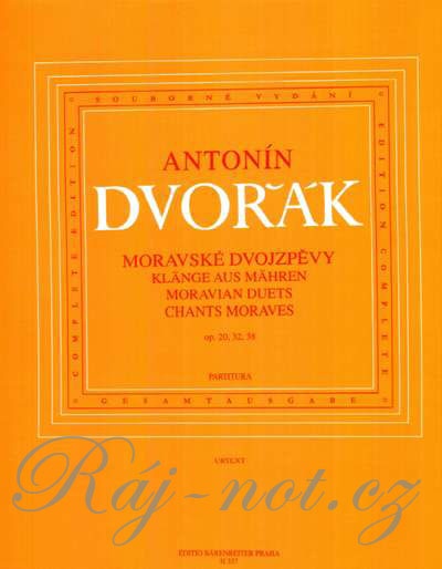 Moravské dvojzpěvy op. 20, 32, 38