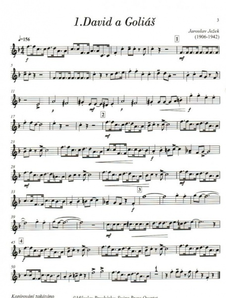 Swing Brass Quartet  - partitura a party