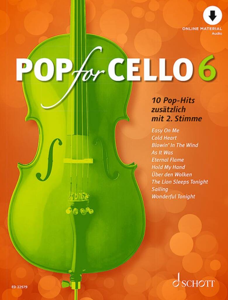 Pop For Cello 6 - popové skladby pro 1-2 violoncella
