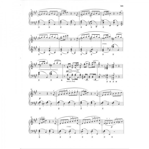 Grieg Edvard Lyrické kusy komplet - noty na klavír