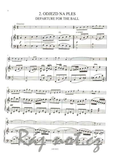Pohádka o Popelce - pro sopránovou zobcovou flétnu a klavír