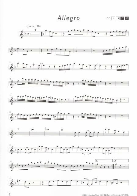 Concerto - skladba pro altovou flétnu a klavír