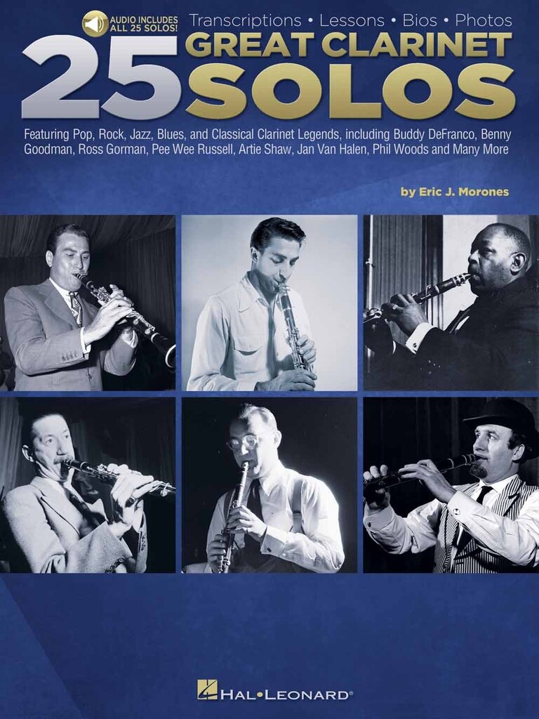 25 Great Clarinet Solos - Transcriptions - Lessons - Bios - Photos - skladby pro klarinet