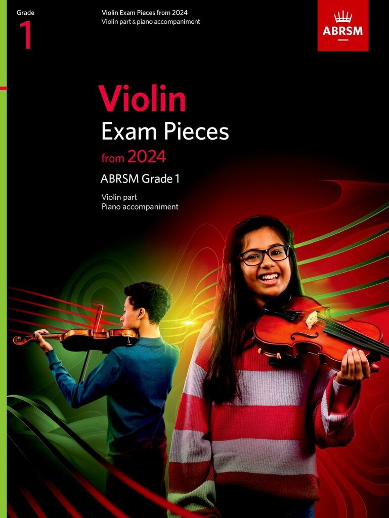 Violin Exam Pieces from 2024, ABRSM Grade 1 - skladby pro housle a klavír