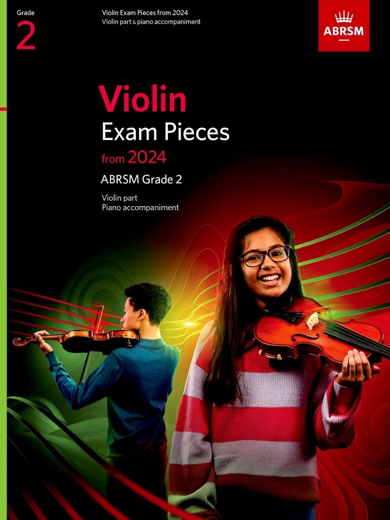Violin Exam Pieces from 2024, ABRSM Grade 2 - skladby pro housle a klavír