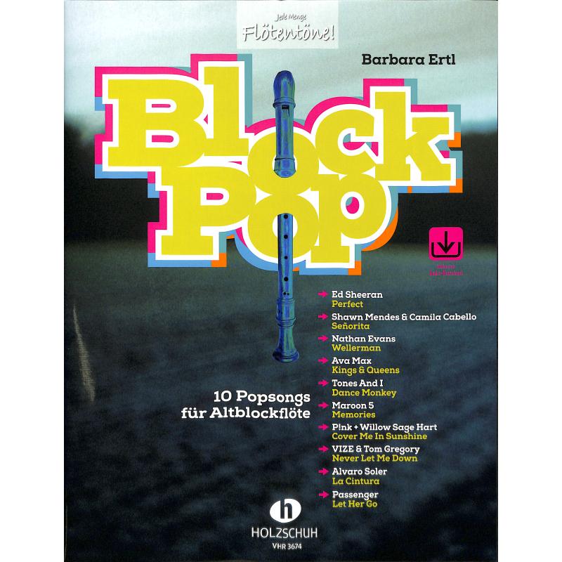 Block Pop - 10 Popových skladeb pro altovou zobcovou flétnu