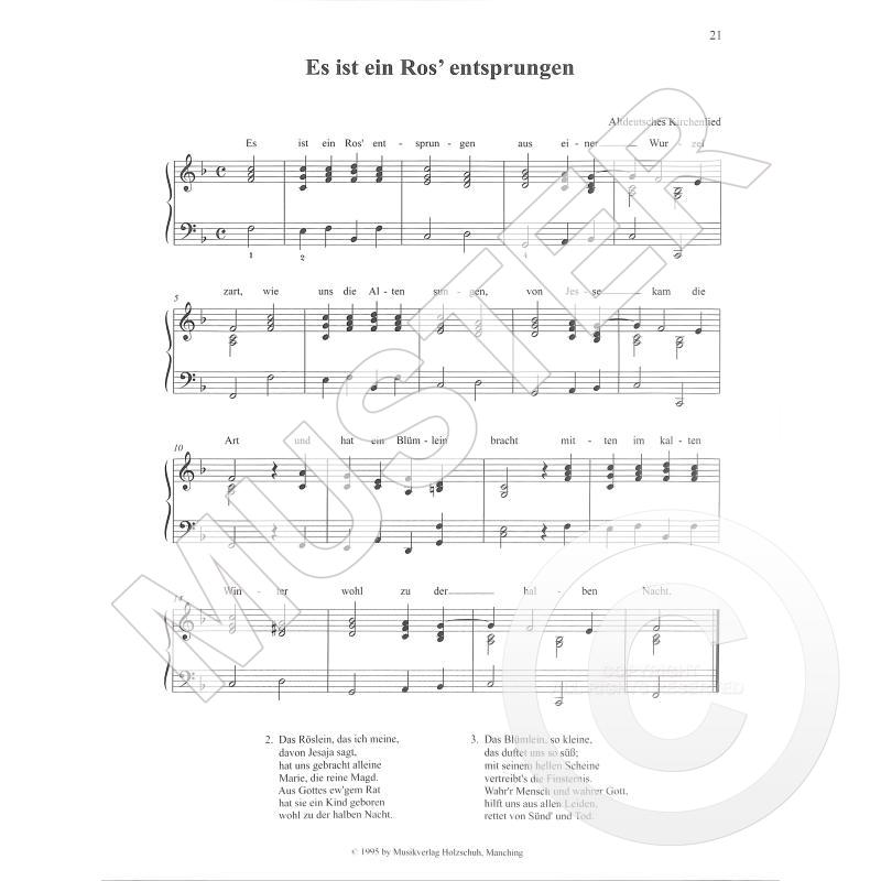 Weihnachtslieder aus aller Welt  - vánoční koledy a melodie pro klavír