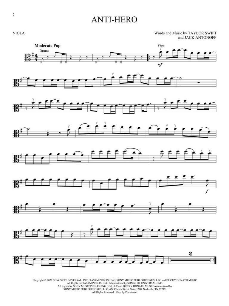 11 Top Hits for Viola - Instrumental Play-Along