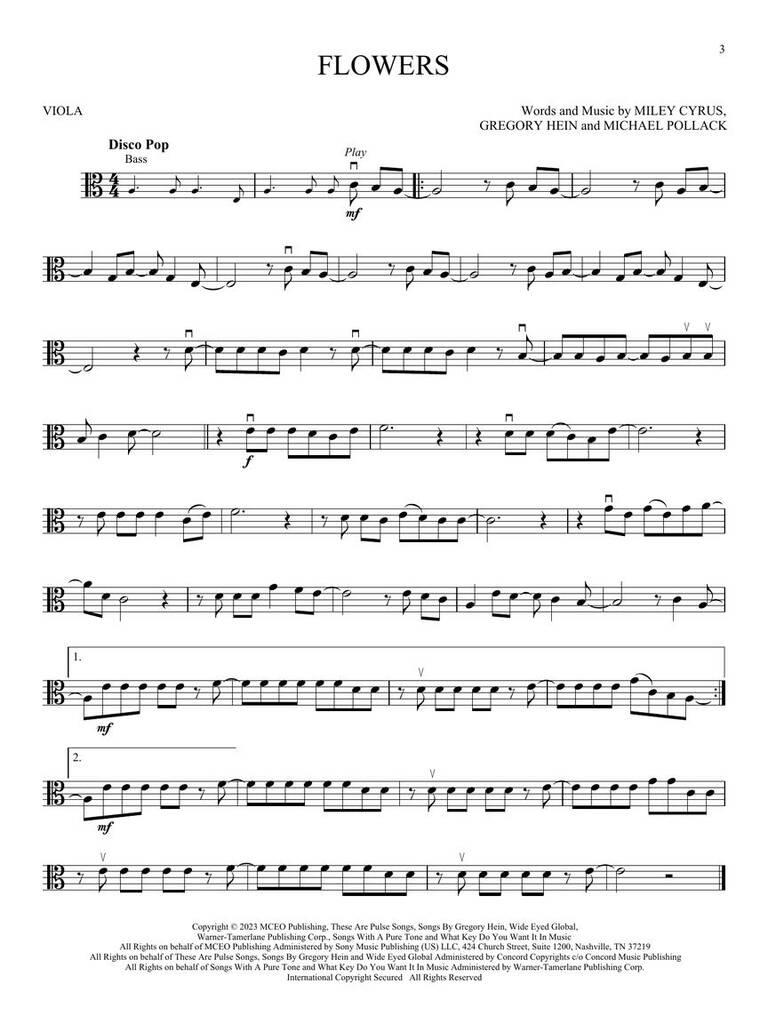 11 Top Hits for Viola - Instrumental Play-Along