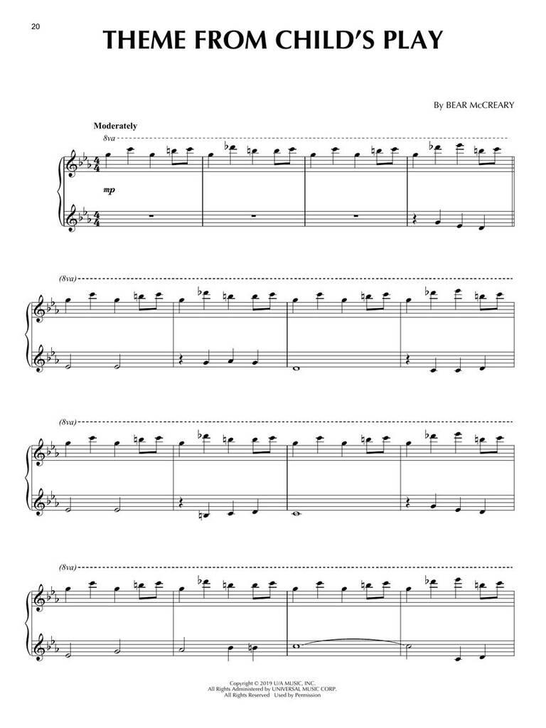 Bear McCreary - 24 filmových melodií pro sólový klavír