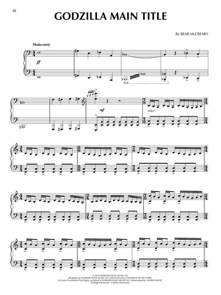 Bear McCreary - 24 filmových melodií pro sólový klavír