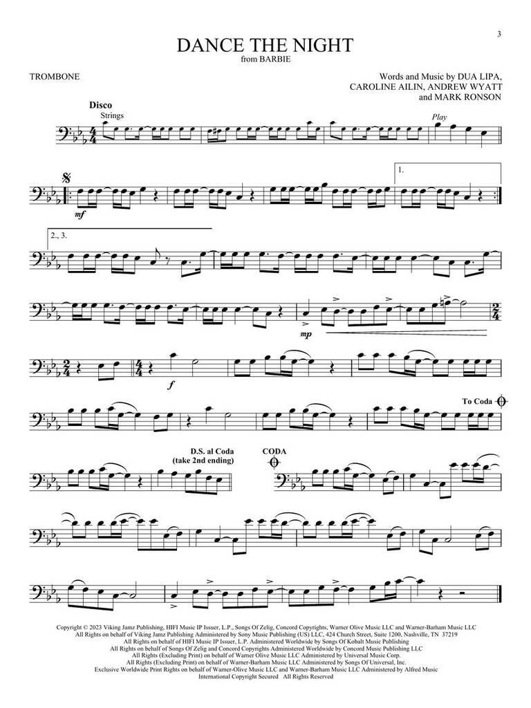 Songs from Barbie, The Little Mermaid - nejlepší melodie z filmů pro trombon
