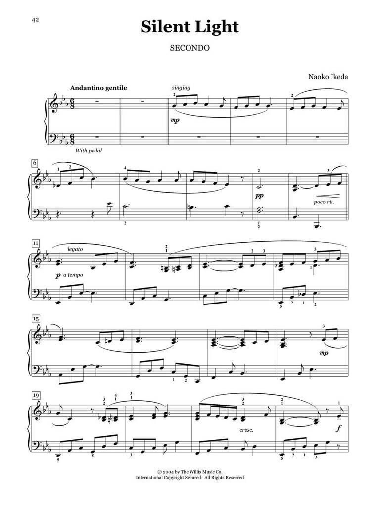 The Naoko Ikeda Duet Collection - 15 nádherných duet pro 1 klavír, 4 ruce