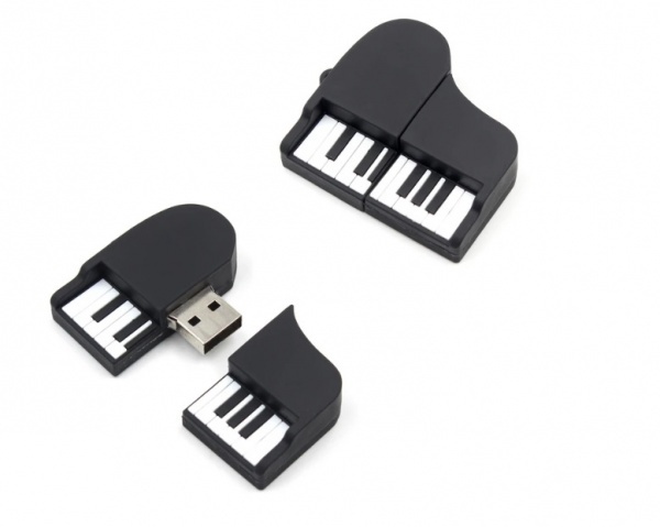 USB flash disk ve tvaru klavíru 4GB