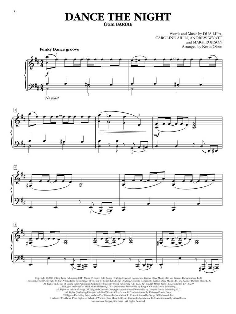 Piano Solos from Barbie, The Little Mermaid - filmové melodie v jednoché úpravě pro klavír