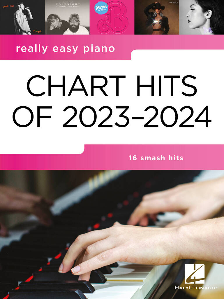 Really Easy Piano: Chart Hits of 2023-2024 - 16 hitů pro klavír v jednoduchých úpravách