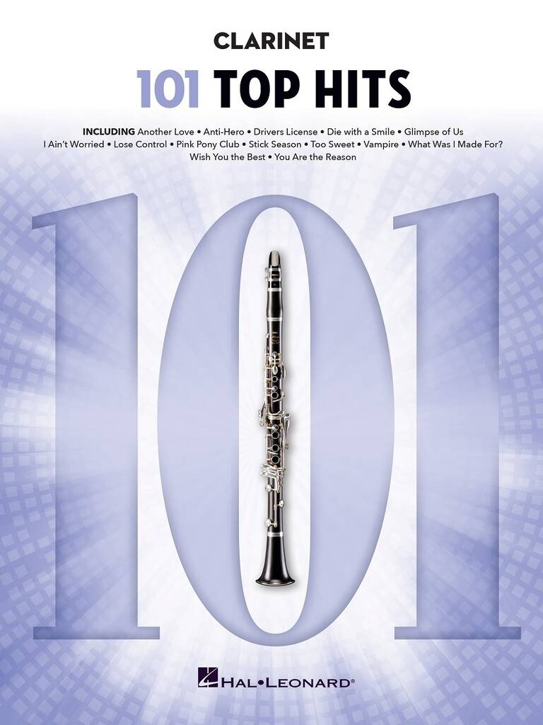 101 Top Hits for Clarinet - 101 ikonických písní pro hráče na klarinet