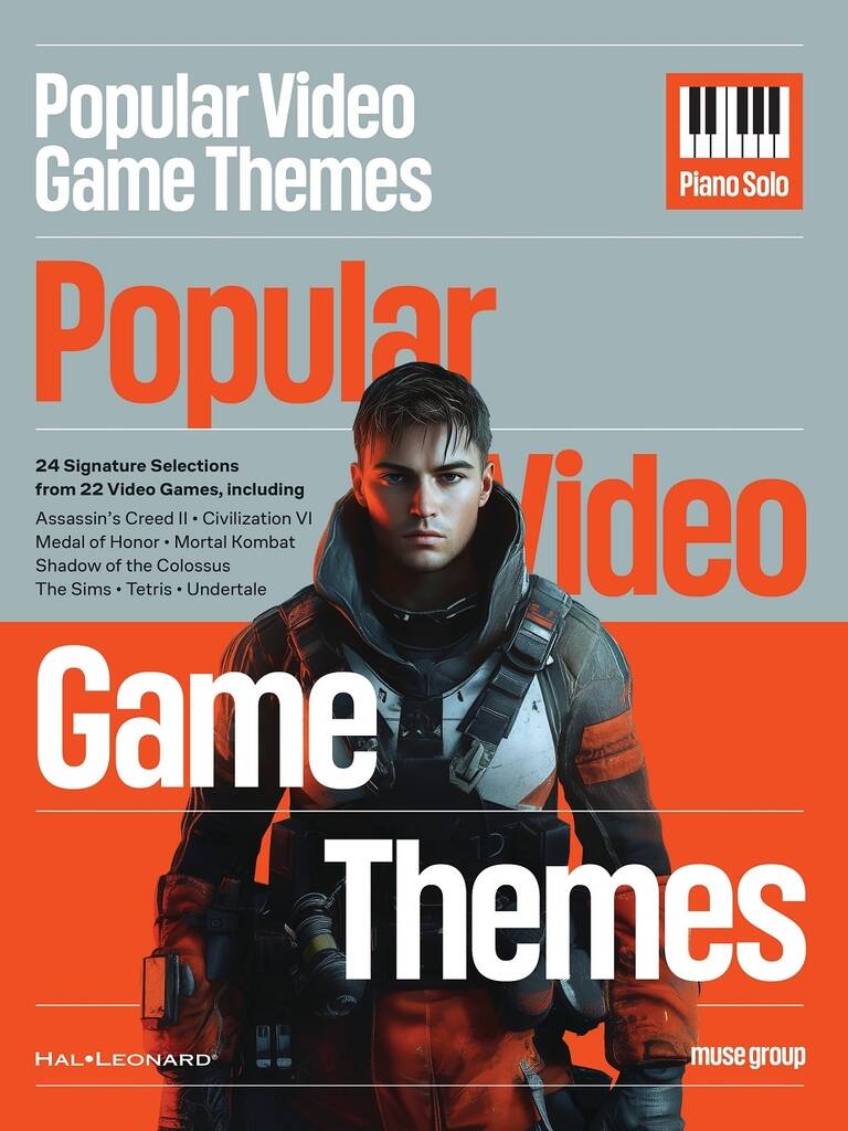 Popular Video Game Themes for Piano Solo - 24 melodií pro klavír solo
