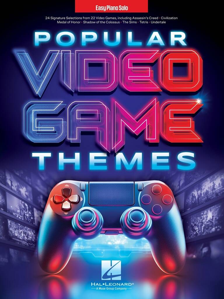 Popular Video Game Themes for Easy Piano - 24 melodií pro začátečníky