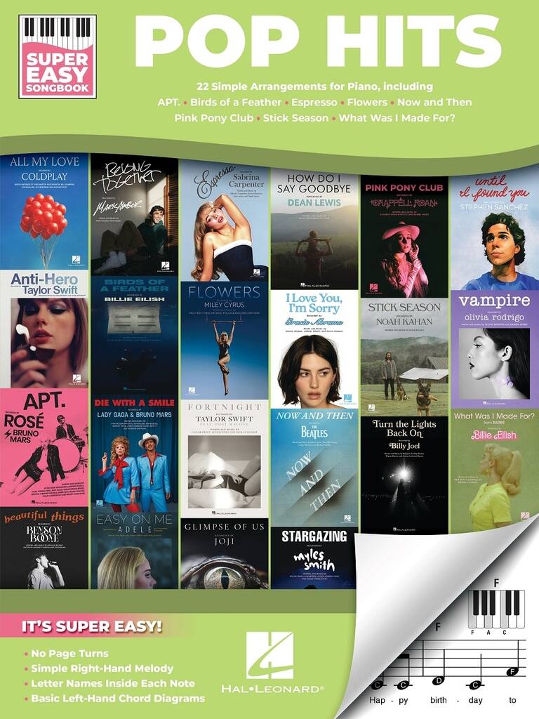 Pop Hits - 22 písní v jednoduché úpravě