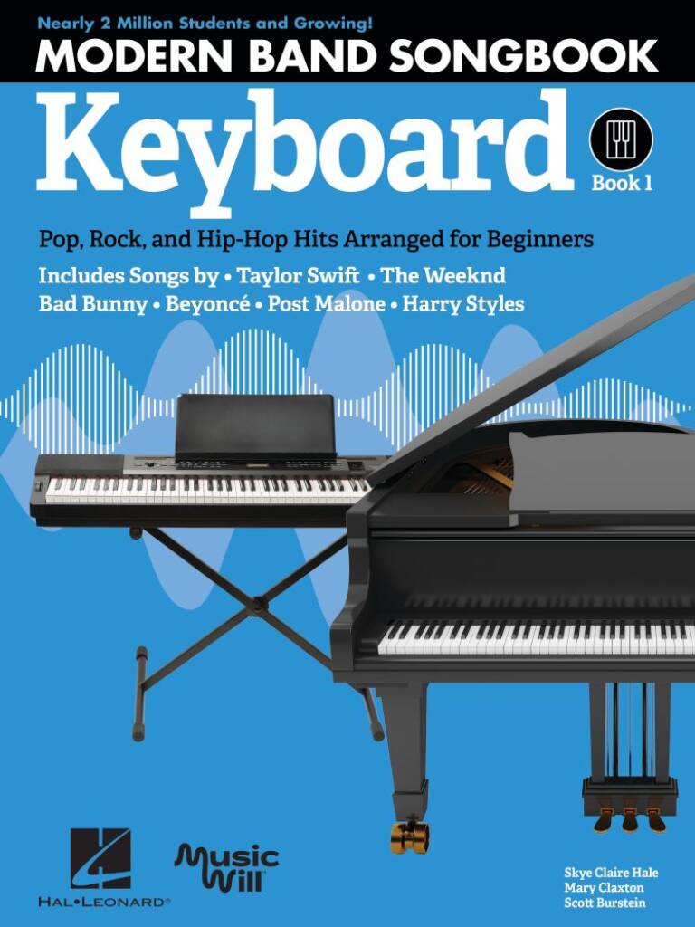 Modern Band Method Keyboard Songbook 1 - Popové, rockové a hip-hopové hity v aranžmá pro začátečníky