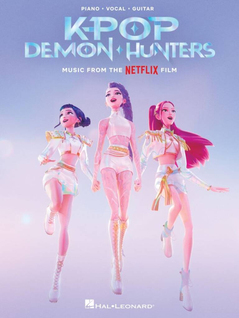 KPop Demon Hunters - Music from the Netflix Film - 9 písní pro zpěv, klavír s akordy pro kytaru