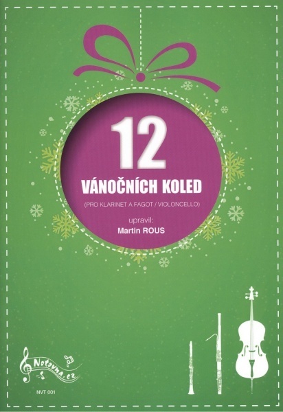 12 vánočních koled pro klarinet a fagot (violoncello) + Audio Online