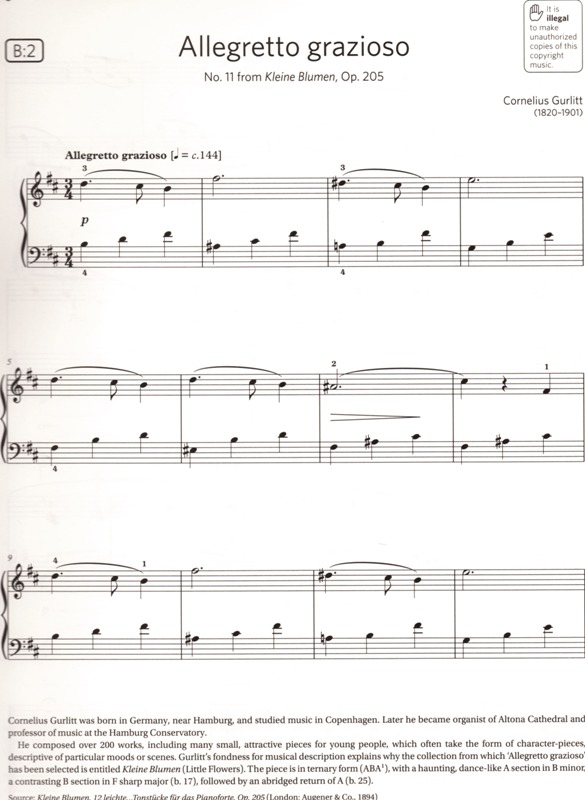 Piano Exam Pieces 2019 and 2020 - Grade 3 a CD