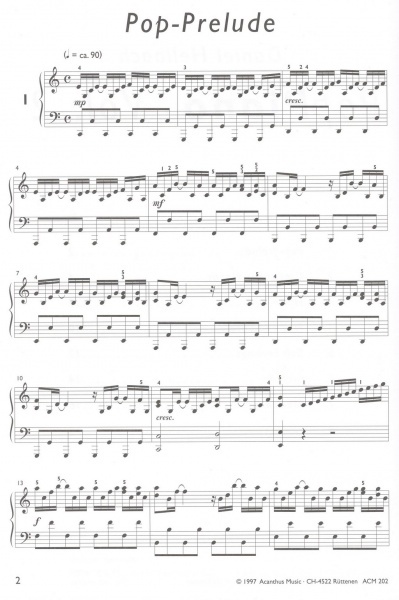 Pop Piano 2 - 8 skladeb pro klavír od