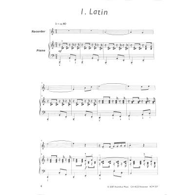 Pop Suite + CD pro sopránová zobcová flétna a klavír od