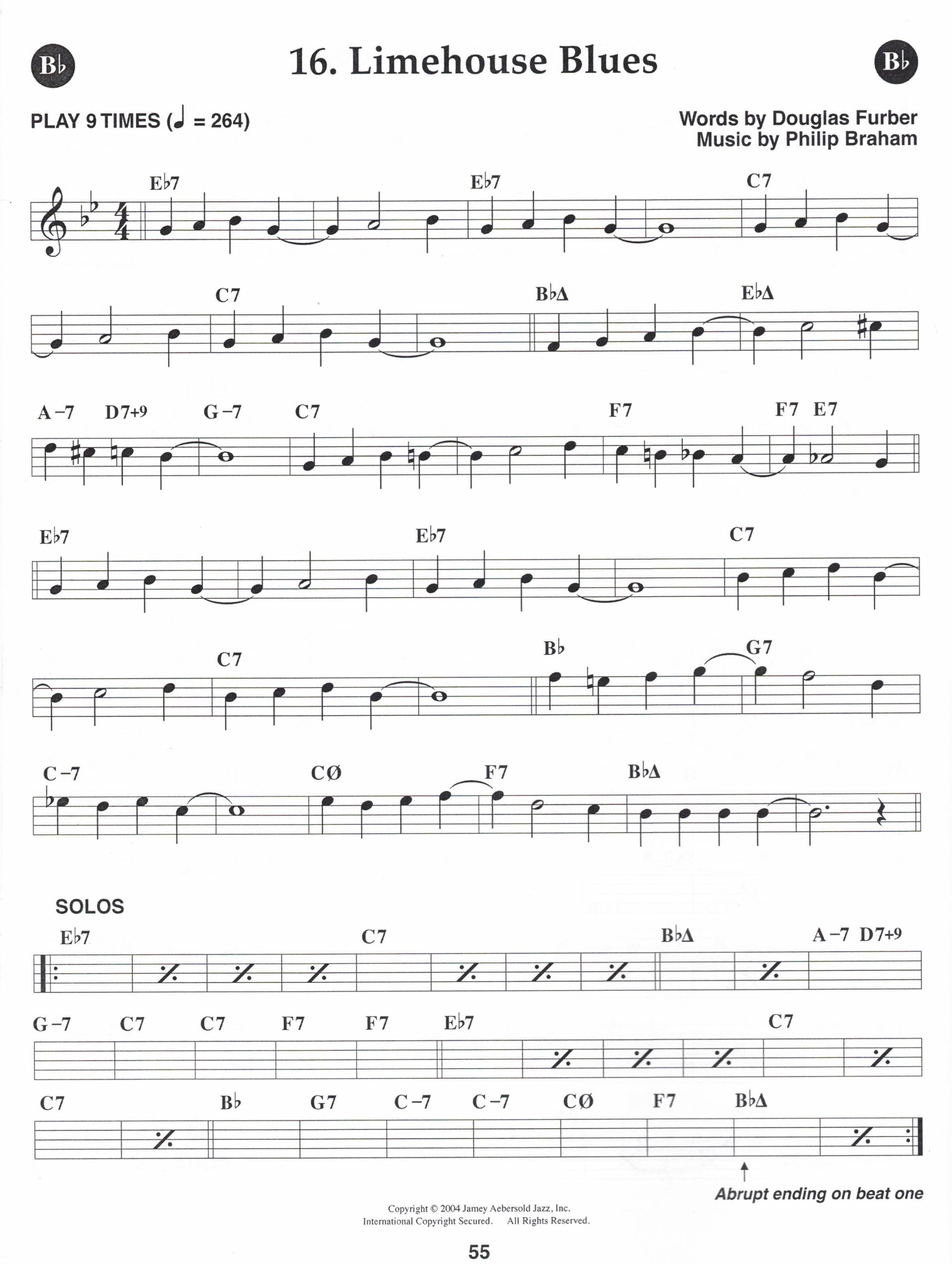 Aebersold Vol.100 St. Louis Blues Dixieland - Jazz Play-Along Vol.100