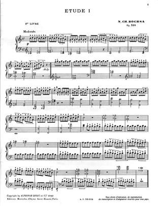 40 Etudes faciles Op.318, Vol.1 pro harfu