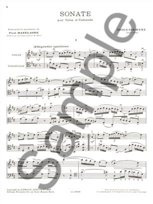 Sonata pro housle a violoncello
