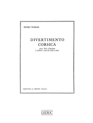 Divertimento Corsica - Hautbois, Clarinette Sib, Basson