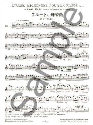 Etudes mignonnes Op.131 pro příčnou flétnu