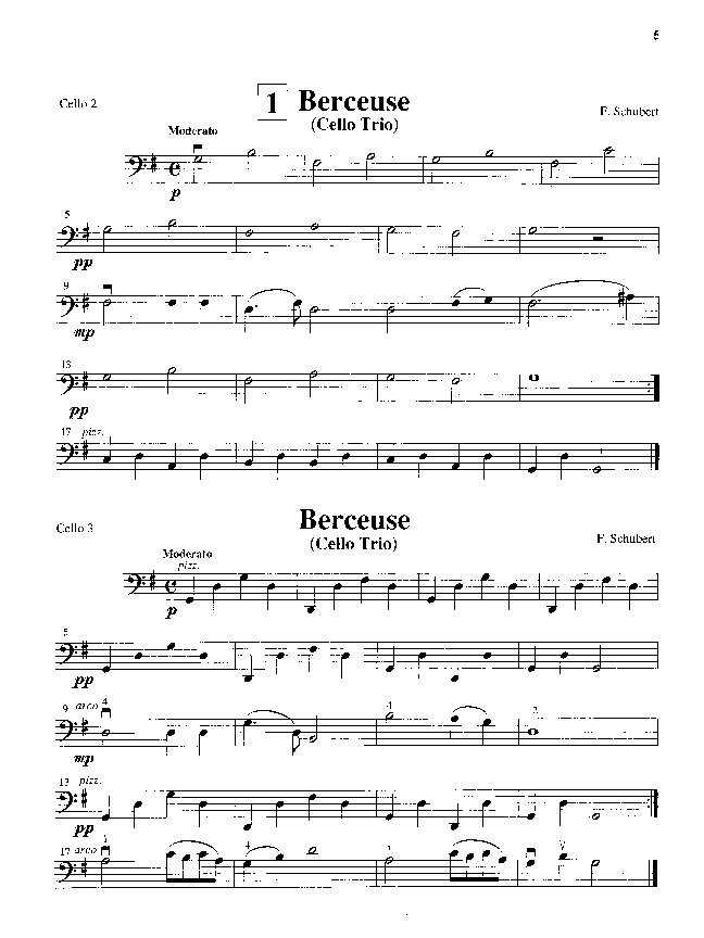 Ensembles for Cello, Volume 3