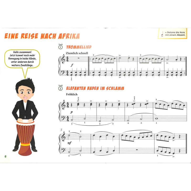 Lang Lang Klavierschule für Kinder Band 2 - škola hry na klavír